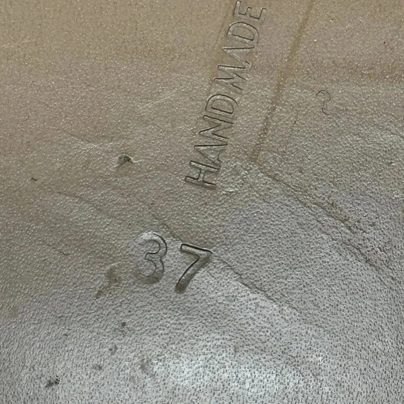 Ancient Greek Sandals Womens Gold apiron Flat Sandal Shoes Size 37 7 - Picture 7 of 8